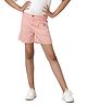 Under Fourteen Only You Are Just Amazing Star Printed Button Down Shorts - Peach