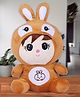 Besties Soft Bunny Plush Toy Brown - Height 30 cm