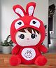 Besties Soft Bunny Plush Toy Red - Height 30 cm