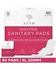Azah Sanitary Napkins For Women 100% Rash Free 3x More Absorbent Ultra Soft - Pack of 60 | XL