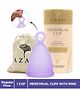 AZAH Reusable Menstrual Cup -Pack of 1 |  Medium  | 22ml |Purple