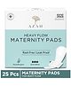 Azah XXXL Maternity Pads For Women After Delivery Postpartum Flow & Ultra Heavy Flow - Box of 25 | XXXL