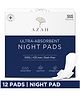 Azah XXXL Night Sanitary Pads For Women| Extra Large Night Pads 3x More Leakproof - Box of 12 | XXXL