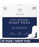 Azah XXXL Night Sanitary Pads For Women|| Extra Large Night Pads 3x More Leakproof  - Pack of 25 | XXXL