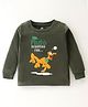 Bodycare Cotton Full Sleeves T-Shirt With Mr. Pluto Print - Green
