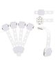 Kiddery Safety Lock Baby Proofing Locks with Strap - White