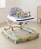 Babyhug Bunny Face 2 In 1 Walker Cum Rocker With 3 Level Adjustable Height & Musical Play Tray With Light  - Green