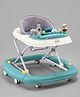 Babyhug 2 In 1 Multifunctional Baby Walker Cum Rocker With 3 Level Height Adjustment & Musical Play Tray -Green