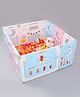 Playard Playpen for Kids Smart Folding & Portable design Baby Activity with Safety Lock Play Gate Fence for Kids Toddlers Indoor Activity- Blue Pink & White| Easy to Assemble| No Tools Required| Light Weight & Portable