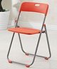 Foldable Chair - Orange & Grey| Portable| Indoor & Outdoor Use