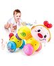 ADKD Press & Go Cute Caterpillar Crawling Toy with Music & Light - Multicolor