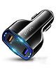 PTron Bullet Pro Qualcomm Quick Charge 3.0 36W Fast Charging 3 Port USB Smart Car Charger