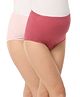 Bella Mama Cotton Elastane High Coverage Solid Colour Panties Pack of 2 (Colour May Vary)