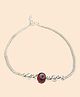 Darshraj Jewels 925 Sterling Silver Red Evil Eye Anklet For Baby Girl & Baby Boys
