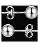 Darshraj Jewels 925 Sterling 5mm Ball Stud Earrings- Silver
