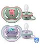 Avent Ultra Air Pacifier Pack of 2  - Green & Purple