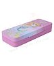 Little Hunk Mermaid Design Double Layer Metal Pencil Box - Pink