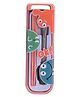 Adore Basics Hokey Portable & Super Sleeky Cutlery Kit with Storage Case - Wow Pink