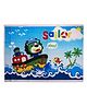 Adore Sailor Printed Insta Dry Baby Water Absorbent Bed Protector Sheet Small - Blue