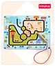 Babyhug Magnetic Maze Wooden Puzzle| Improves Hand Eye Co-ordination and Motor Skills| Montessori Learning and Educational Toy for 3-6 Years Kids| Gifting Toy| BIS Certified
