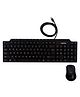 Zebion Viking Wired Keyboard Mouse Combo - Black