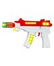 WISHKEY Vibrating Laser Gun Toy with Muzzle Movement - White