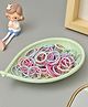 Yellow Bee 100 Elastic Hair Rubber Bands - Green Pink Peach Blue & Purple