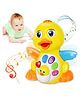YAMAMA Dancing Duck Toy Early Educational Baby Toy with Light and Sound for Kids & Toddlers - Yellow