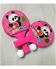 Fingo Brain Super Smash Junior Table Tennis Cartoon Panda - Pink Color