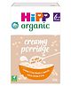 HiPP Organic Creamy Baby Porridge 160g - Natural Gluten-Free, Vitamin & Mineral Enriched, No Artificial Sweeteners, Suitable for 6+ Months