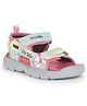 LIBERTY Monsters & Cartoon Theme Printed Velcro Closure Sandal - Pink
