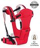 Babyhug Joy Bundle 4-in-1 Premium Baby Carrier : Lightweight, Breathable, Ergonomic design, 4 carrying positions, Head and neck support, Storage pocket, and Adjustable straps for babies up to 12 kg-Red