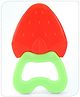 Babyhug Strawberry Fruit Shape Water Filled Teether - Red & Green