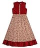Young Birds Sleeveless Floral Printed Gown - Red