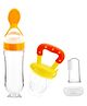 Domenico Fruit And Food Nibbler, Feeder and Tongue Cleaner - Yellow