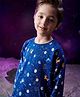 Somersault  Full Sleeves Space HD Printed & Front Pocket Detailed  Unisex Sweatshirt -  Blue