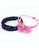 Tia Hair Accessories Set Of 2 Sequin & Crown Detailed Hair Bands - Pink & Multi Colour