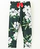 CrayonFlakes Full Length Floral With Polka Dots Printed Leggings - Green