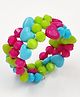 Lime By Manika Spiral Hearts Bracelet - Pink Blue Green
