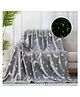 HAPPY HUES Glow in The Dark Blanket - Grey