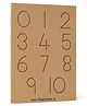 Little Genius Carving Numbers 0 to 10 - Brown