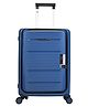 Usha Shriram  360 Degree Wheel & Lock Foldable Cabin Bag for Travel Blue - 20 Inch