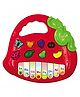 BitFeex Musical Strawberry Piano Keyboard - Red