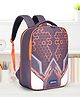 Pine Kids Honey Comb School Backpack|2 Main Compartments|Water Resistant|Long lasting and Durable Zippers | Comfortable back cushioning | For School, Travel and Outdoors|Black- 16inches