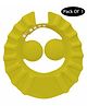 Mihar Essentials Adjustable Bathing Baby Shower Cap  Pack Of 1 - YELLOW