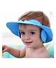 Mihar Essentials Silicone Crown Shape Baby Shower Cap Pack Of 1 -BLUE