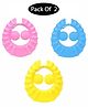 Mihar Essentials Silicone Crown Shape Baby Shower Cap Pack Of 2 -COLOR MAY VARY