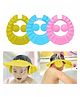 Mihar Essentials Silicone Crown Shape Baby Shower Cap Pack Of 3 -COLOR MAY VARY