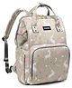 PACKNBUY Diaper Bag Backpack Unicorn Print - Grey