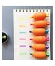 SKB Carrot Shape Highlighters Set of 6 - Multicolour
